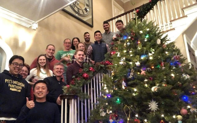 Dr. Musahl主催のOrthopaedic Robotics Laboratory Christmas party