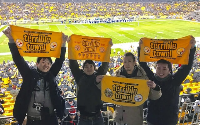日本人フェローの先生方とHeinz FieldにてSteelers観戦