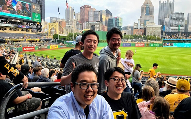 日本人フェローの先生方とPNC parkにてPirates観戦